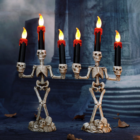 decoration-halloween-bougeoir-squelette
