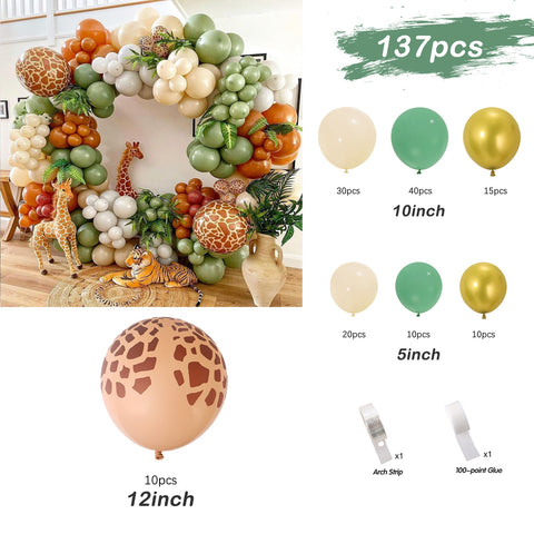 Kit arche de ballons jungle