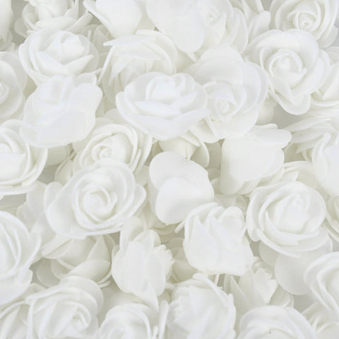 Pétale de rose blanc en mousse