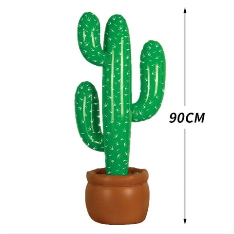 Cactus gonflable décor Hawaï , Mexicain, Cowboy