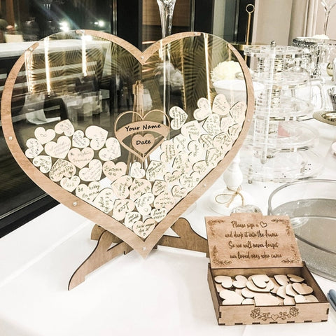 Urne de mariage coeur