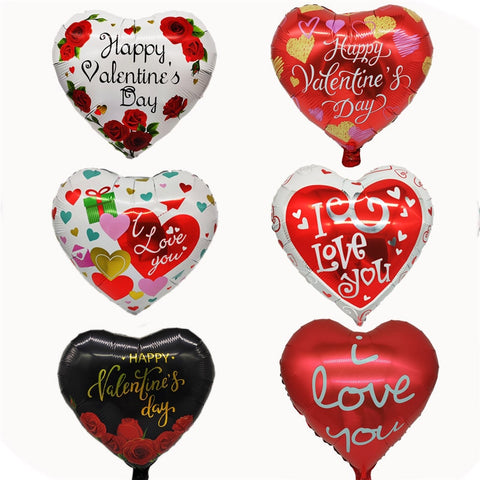Ballons cœur saint valentin