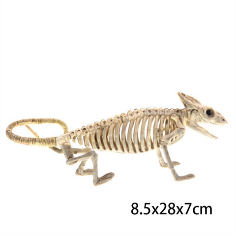 squelette lézard halloween