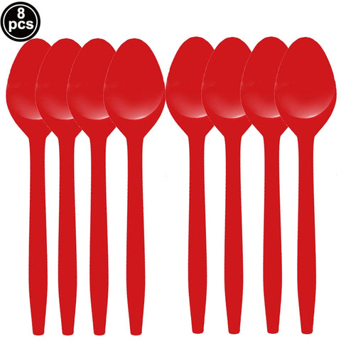 Couverts cowboy rouge