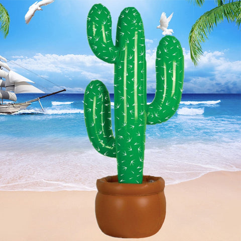 Cactus gonflable décor Hawaï , Mexicain, Cowboy