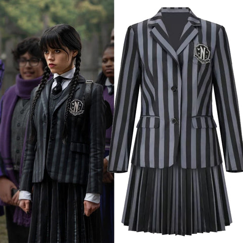 costume mercredi, wednesday , famille Adams, déguisement