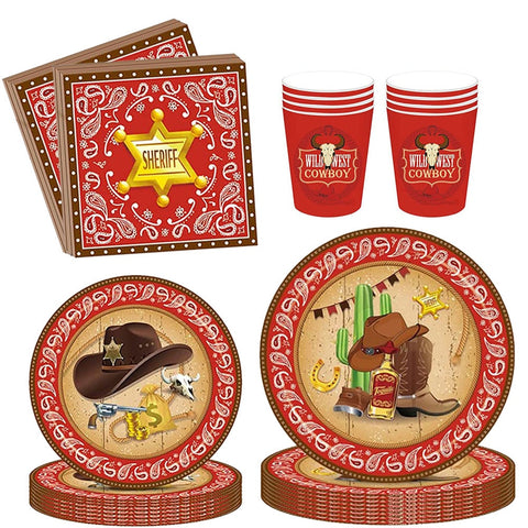Serviettes jetable western 20pcs
