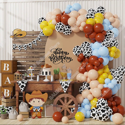 kit de 142 ballons farwest /cowboy