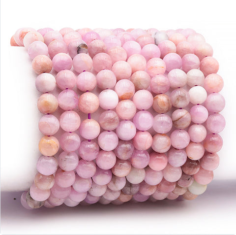 Bracelet en pierre Kunzite du Brésil 8mm