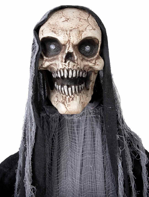 Faucheuse animée, décor Halloween