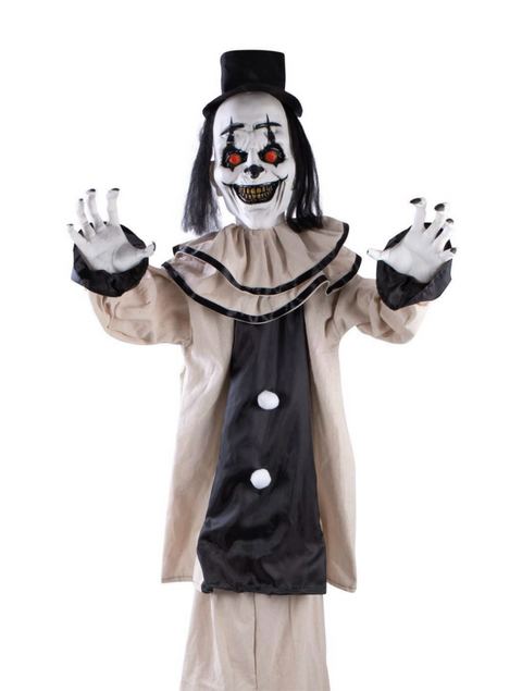 Clown sur pieds animé