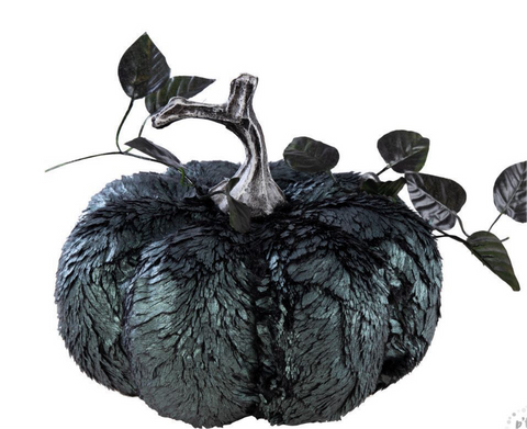 Citrouille élégante en velours
