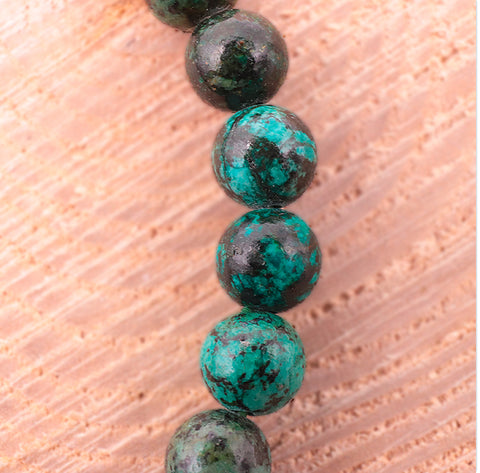 Bracelet en Turquoise d’Afrique 8mm grade A