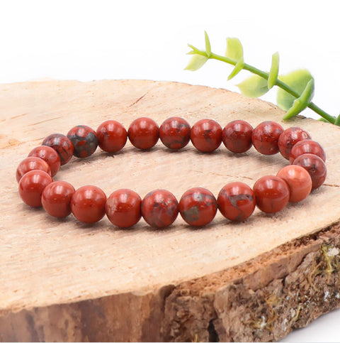 Bracelet Jaspe Breschia 8mm