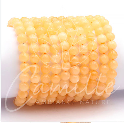 Bracelet en Aventurine jaune 8 mm