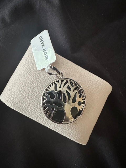 Pendentif pierre naturelle et Argent