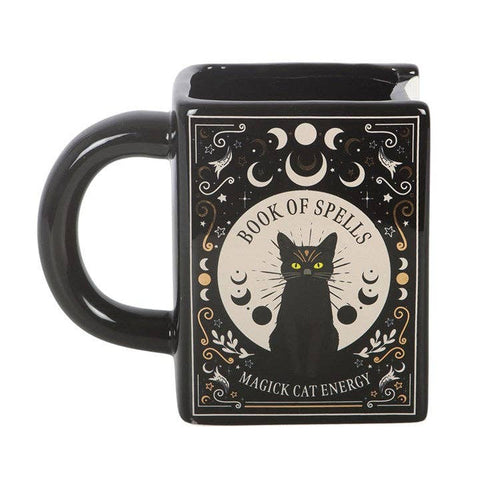 Mug en forme de livre « Chat Noir Magick : Livre des Sorts »