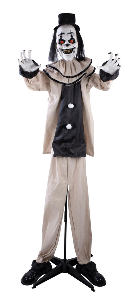 Clown sur pieds animé