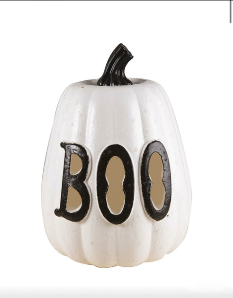Citrouille blanche BOO