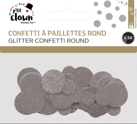 Confettis de table rond