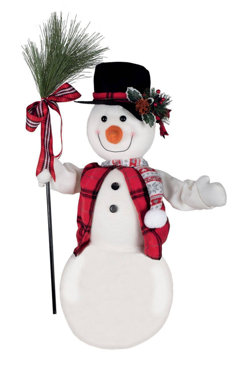 Bonhomme de neige animé, décoration de Noël