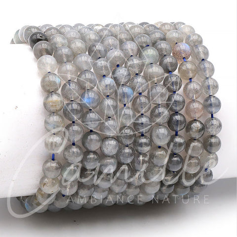 Bracelet en pierre Labradorite 8mm