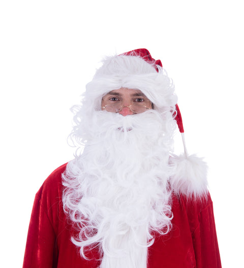Barbe et perruque de père noël