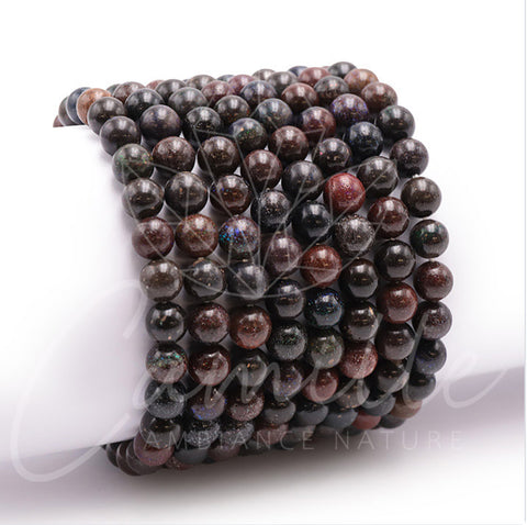 Bracelet en opale noire, AA certifié