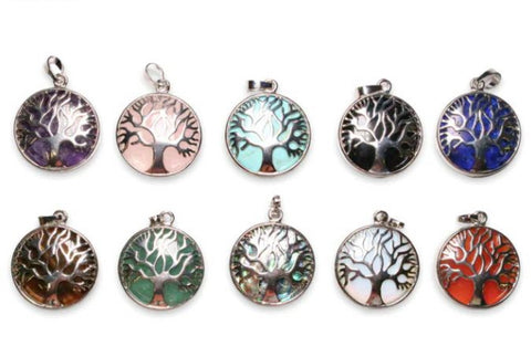 Pendentif pierre naturelle et Argent