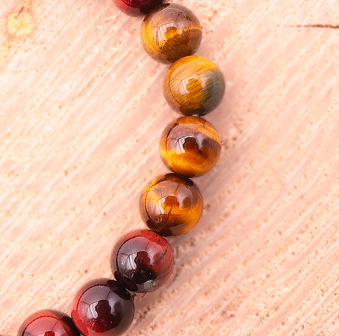 Bracelet Pierre œil multiple, 8 mm