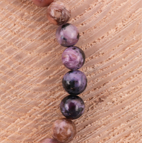 Bracelet en pierre Charoïte 8mm