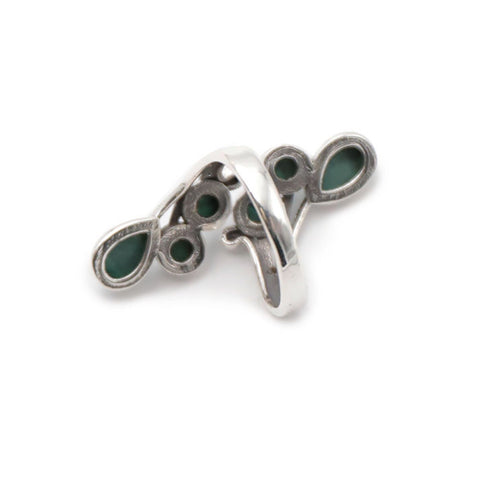 Bague en argent 925 et pierre naturelle aventurine A