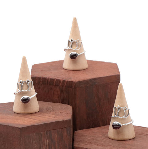 Bague en argent 925 et améthyste AA