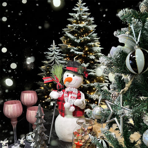 decoration-noel-bonhomme-de-neige-animatronique