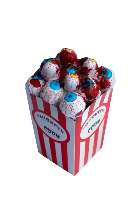 Pot de popcorns ensanglanté Halloween