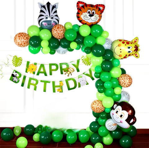 Kit ballons jungle safari