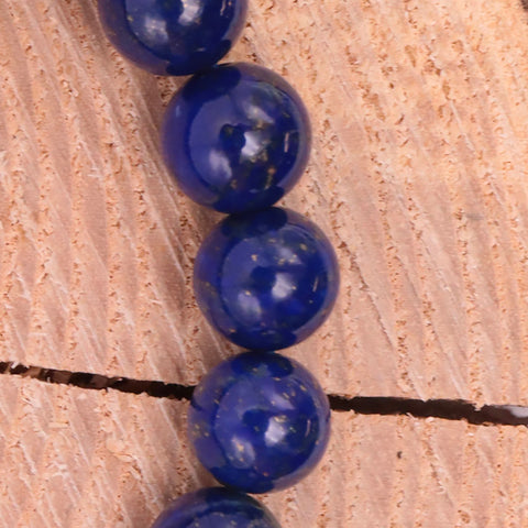 Bracelet en lapis-lazuli, 8 mm,AAA