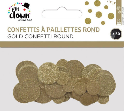 Confettis de table rond