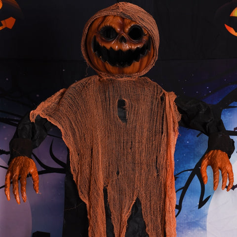 Citrouille animée halloween à suspendre