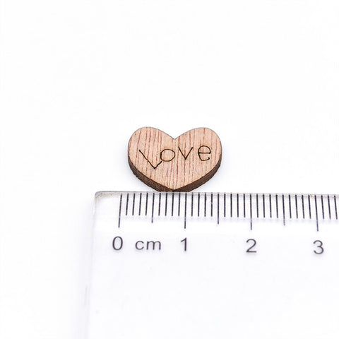 Cœur en bois décoratifs ,décoration mariage  love