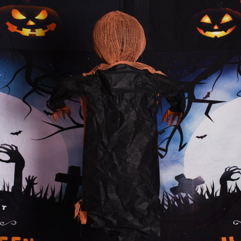 Citrouille animée halloween à suspendre