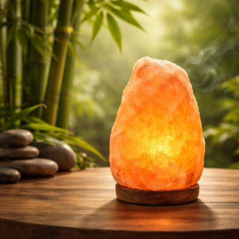 Lampe en sel de l’Himalaya