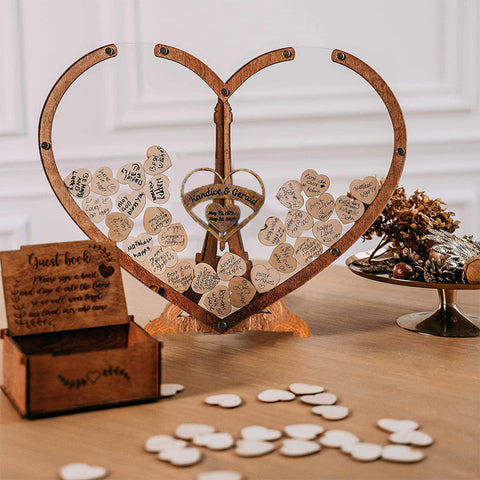 Urne de mariage coeur