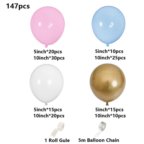 Kit arche à ballons Baby-Shower / Gender reveal
