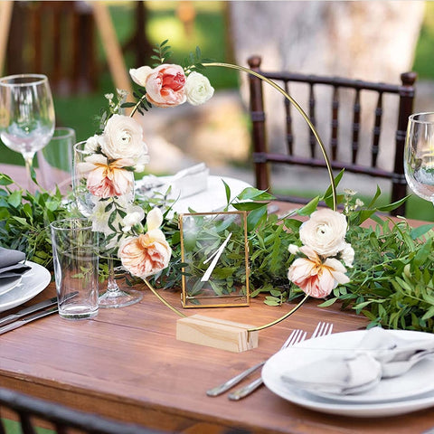 décoration de table ,support pour fleur ou photo,mariage noël