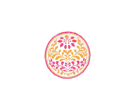 Lot de 8 Bols en Carton Pink Lemonade – Déco de Table Rose et Vitaminée