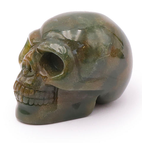 Crâne en Agate indienne, 50 mm ￼