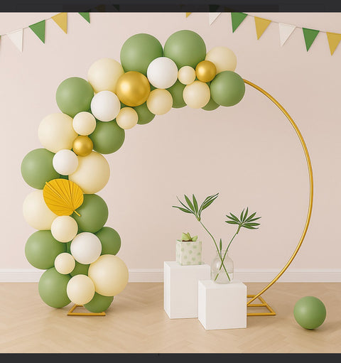 Arche à ballons dorée 2 m