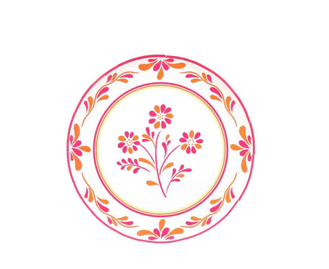 Lot de 8 Assiettes Pink Lemonade – Déco de Table Été & Anniversaire