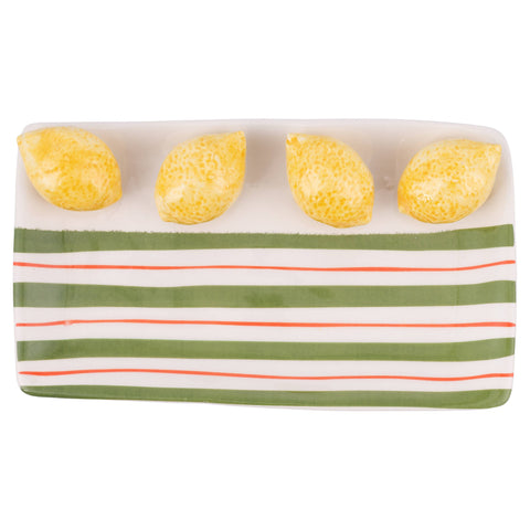 assiette-ceramique-citron-style-mediterraneen-boutique-montbrison-deco-en-folie